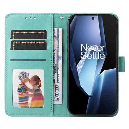 Wallet Case for OnePlus 13R 5G / Ace 5 5G / Ace 5 Pro 5G Leather Phone Cover Sunflower Imprint