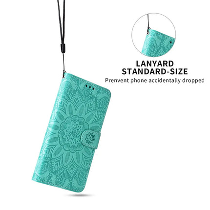 Wallet Case for OnePlus 13R 5G / Ace 5 5G / Ace 5 Pro 5G Leather Phone Cover Sunflower Imprint
