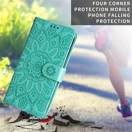 Wallet Case for OnePlus 13R 5G / Ace 5 5G / Ace 5 Pro 5G Leather Phone Cover Sunflower Imprint