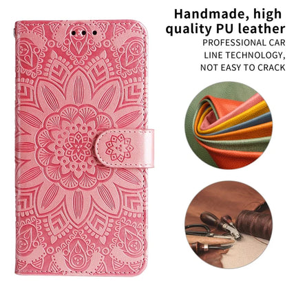 Wallet Case for OnePlus 13R 5G / Ace 5 5G / Ace 5 Pro 5G Leather Phone Cover Sunflower Imprint