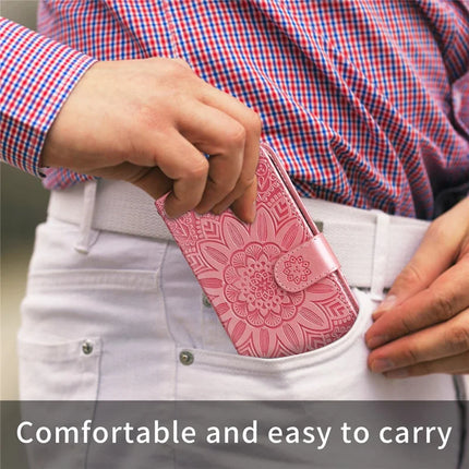 Wallet Case for OnePlus 13R 5G / Ace 5 5G / Ace 5 Pro 5G Leather Phone Cover Sunflower Imprint
