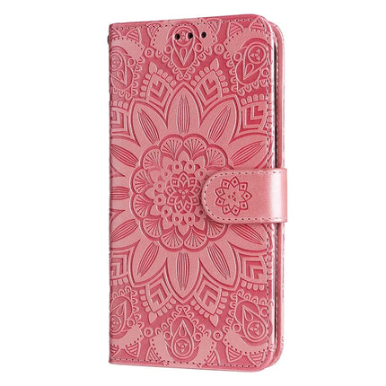 For Realme 13+ 5G / 13 Pro 5G (China) Case Sunflower Imprint Leather Wallet Phone Cover