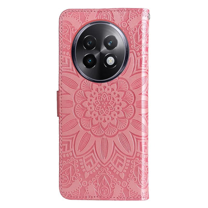For Realme 13+ 5G / 13 Pro 5G (China) Case Sunflower Imprint Leather Wallet Phone Cover