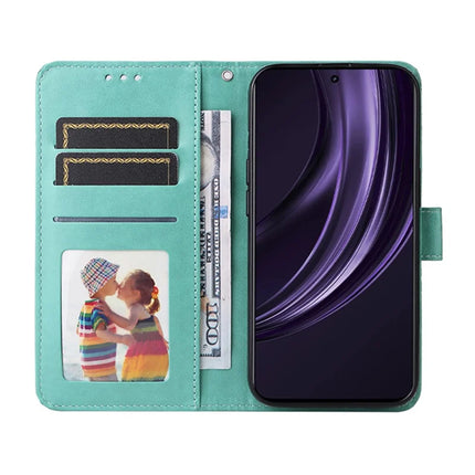 For Realme 13+ 5G / 13 Pro 5G (China) Case Sunflower Imprint Leather Wallet Phone Cover