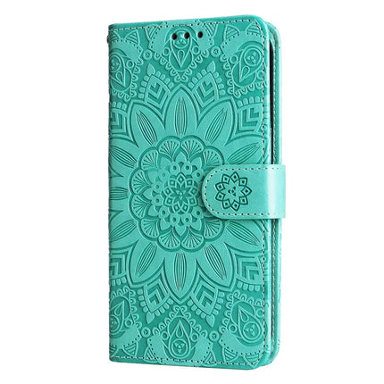 For Realme 13+ 5G / 13 Pro 5G (China) Case Sunflower Imprint Leather Wallet Phone Cover