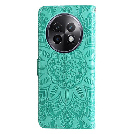 For Realme 13+ 5G / 13 Pro 5G (China) Case Sunflower Imprint Leather Wallet Phone Cover