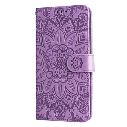 For Realme 13+ 5G / 13 Pro 5G (China) Case Sunflower Imprint Leather Wallet Phone Cover