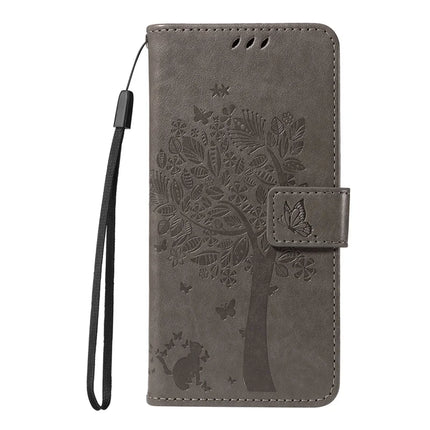 For OnePlus 13 Leather Phone Case Cat Tree Pattern Design Wallet Cover Stand