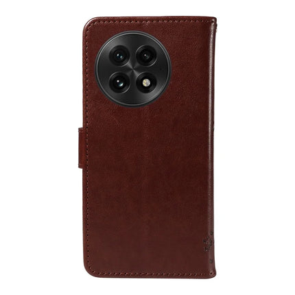For OnePlus 13 Leather Phone Case Cat Tree Pattern Design Wallet Cover Stand