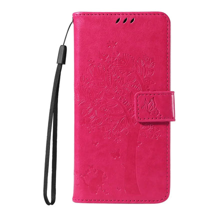 For OnePlus 13 Leather Phone Case Cat Tree Pattern Design Wallet Cover Stand