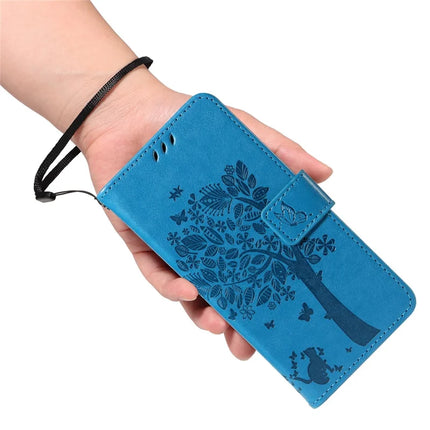 For OnePlus 13 Leather Phone Case Cat Tree Pattern Design Wallet Cover Stand