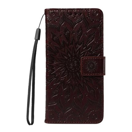For OnePlus 13 Leather Wallet Case Sunflower Imprinted Phone Cover
