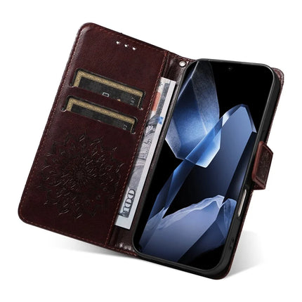 For OnePlus 13 Leather Wallet Case Sunflower Imprinted Phone Cover