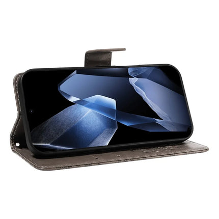 For OnePlus 13 Leather Wallet Case Sunflower Imprinted Phone Cover