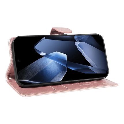 For OnePlus 13 Leather Wallet Case Cat Bee Pattern Phone Cover Stand