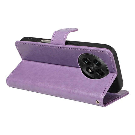 For OnePlus 13 Leather Wallet Case Cat Bee Pattern Phone Cover Stand