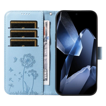 For OnePlus 13 Leather Wallet Case with Strap Dandelion Imprint Phone Stand Cover