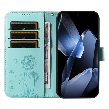 For OnePlus 13 Leather Wallet Case with Strap Dandelion Imprint Phone Stand Cover