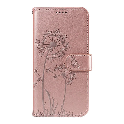 For OnePlus 13 Leather Wallet Case with Strap Dandelion Imprint Phone Stand Cover