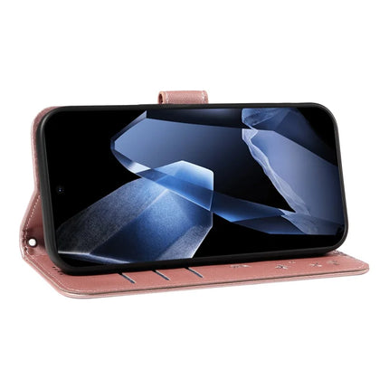 For OnePlus 13 Leather Wallet Case with Strap Dandelion Imprint Phone Stand Cover
