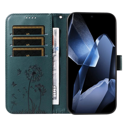For OnePlus 13 Leather Wallet Case with Strap Dandelion Imprint Phone Stand Cover
