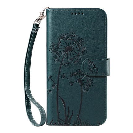 For OnePlus 13 Leather Wallet Case with Strap Dandelion Imprint Phone Stand Cover