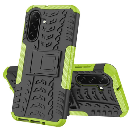 For Samsung Galaxy A26 5G Case Tyre Pattern Design PC + TPU Phone Cover with Kickstand
