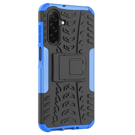 For Samsung Galaxy A26 5G Case Tyre Pattern Design PC + TPU Phone Cover with Kickstand