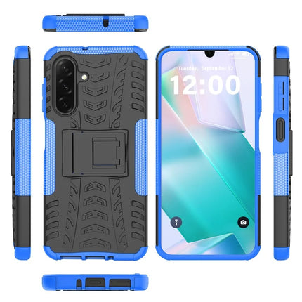 For Samsung Galaxy A26 5G Case Tyre Pattern Design PC + TPU Phone Cover with Kickstand