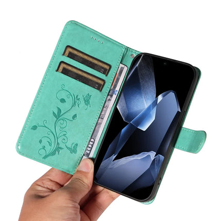 For OnePlus 13 PU Leather Case Flower Pattern Wallet Stand Phone Cover