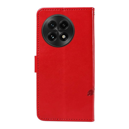 For OnePlus 13 PU Leather Case Flower Pattern Wallet Stand Phone Cover