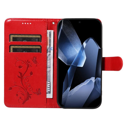 For OnePlus 13 PU Leather Case Flower Pattern Wallet Stand Phone Cover