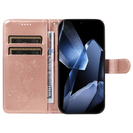 For OnePlus 13 PU Leather Case Flower Pattern Wallet Stand Phone Cover