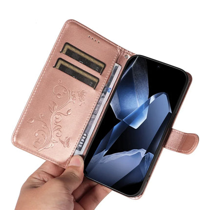 For OnePlus 13 PU Leather Case Flower Pattern Wallet Stand Phone Cover