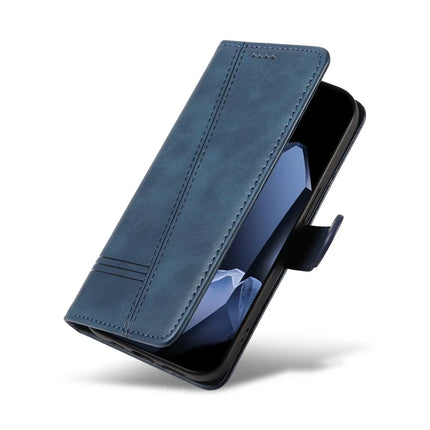 For OnePlus 13 Wallet Case T-Shape Lines Leather Phone Cover Stand