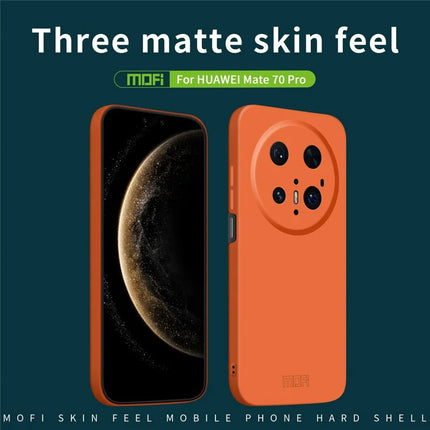 For Huawei Mate 70 Pro Phone Case MOFI JK Qin Series Skin-Touch Matte Anti-fingerprint Back Cover