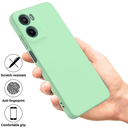 For Motorola Moto E15 4G / Motorola Moto G05 4G Case Liquid Silicone Phone Back Cover with Hand Strap