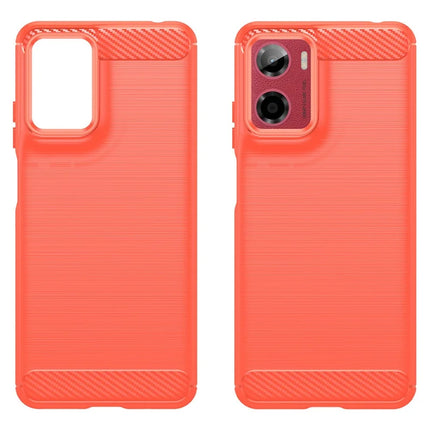 For Motorola Moto E15 4G / G05 4G Case Protective Phone Cover Carbon Fiber Texture Brushed