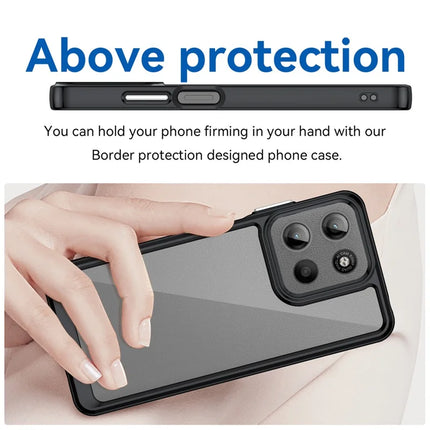 For Motorola Moto G15 4G TPU + Acrylic Protective Clear Phone Cover
