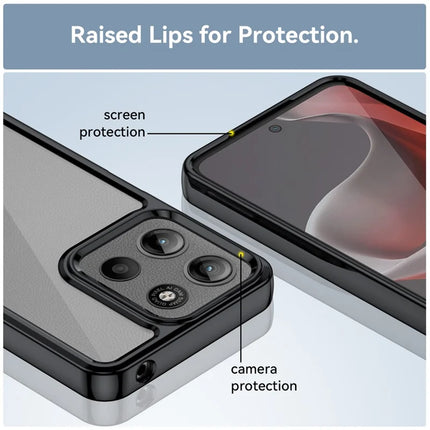 For Motorola Moto G15 4G TPU + Acrylic Protective Clear Phone Cover