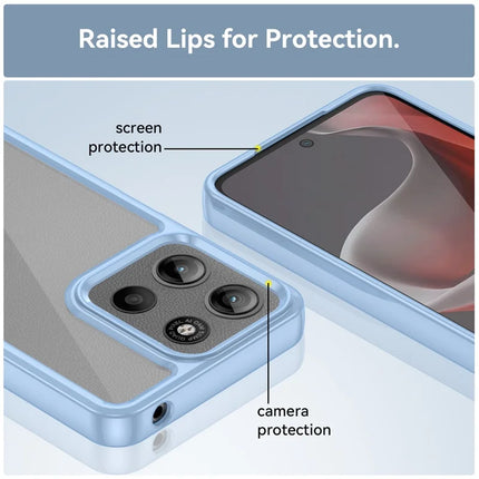For Motorola Moto G15 4G TPU + Acrylic Protective Clear Phone Cover