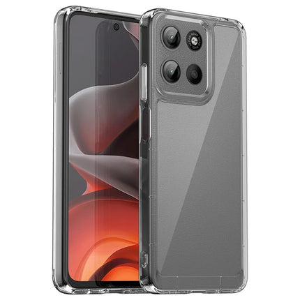 For Motorola Moto G15 4G TPU + Acrylic Protective Clear Phone Cover - Transparent