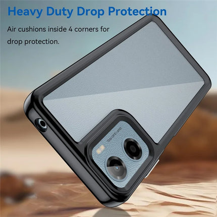 For Motorola Moto E15 4G / G05 4G Case TPU + Acrylic Protective Clear Phone Cover