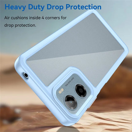 For Motorola Moto E15 4G / G05 4G Case TPU + Acrylic Protective Clear Phone Cover