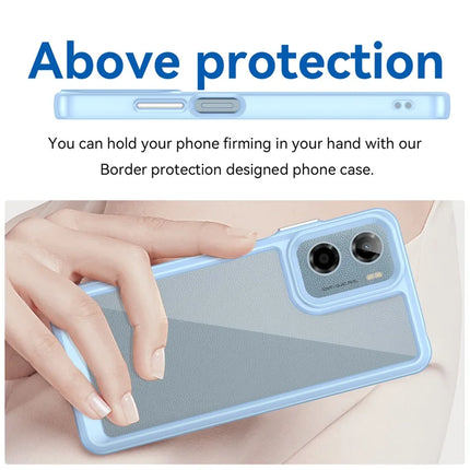 For Motorola Moto E15 4G / G05 4G Case TPU + Acrylic Protective Clear Phone Cover