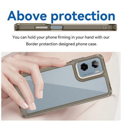 For Motorola Moto E15 4G / G05 4G Case TPU + Acrylic Protective Clear Phone Cover