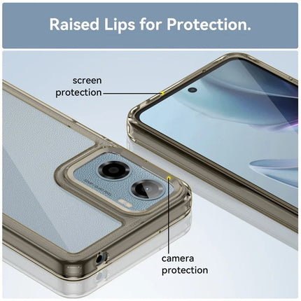 For Motorola Moto E15 4G / G05 4G Case TPU + Acrylic Protective Clear Phone Cover