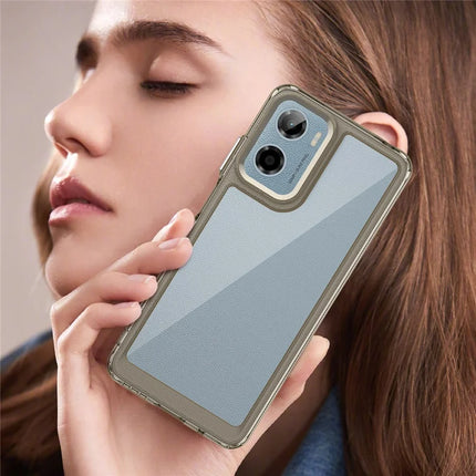 For Motorola Moto E15 4G / G05 4G Case TPU + Acrylic Protective Clear Phone Cover