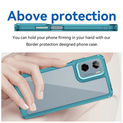 For Motorola Moto E15 4G / G05 4G Case TPU + Acrylic Protective Clear Phone Cover