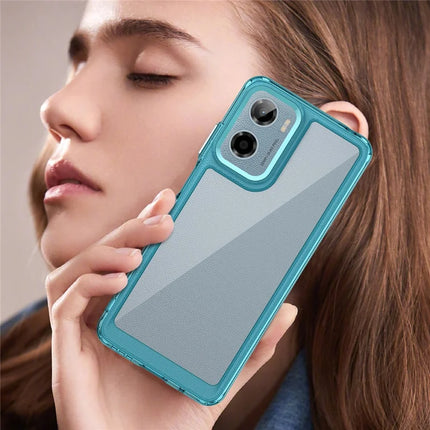 For Motorola Moto E15 4G / G05 4G Case TPU + Acrylic Protective Clear Phone Cover